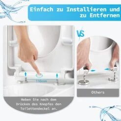 Blazelife Wc Bril - Wc Bril Softclose Van Duurzaam Ureumformaldehyde - Lonely Day - Toiletdeksel Universeel - Afneembaar - Antibacterieel - D-vorm -Badkamerproducten Winkel 1200x1200 2860