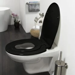 Tiger Tulsa - Toiletbril Met Deksel - WC Bril - Thermoplast Zwart -Badkamerproducten Winkel 1200x1200 2864