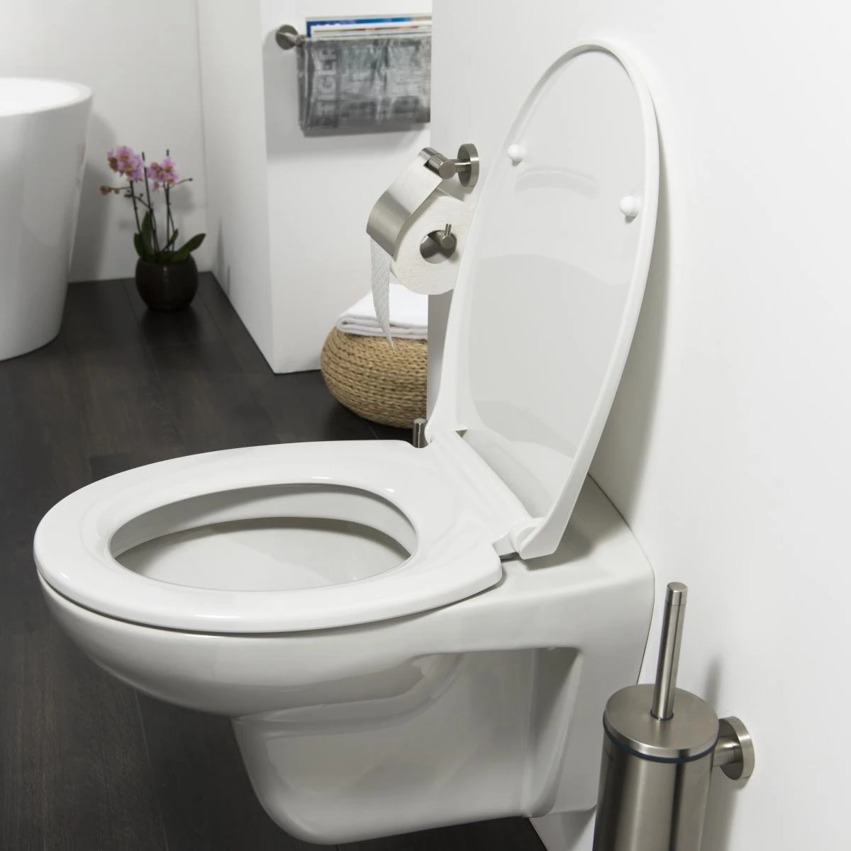 Tiger Pasadena Toiletbril - WC Bril - Thermoplast - Wit 10 Tiger Pasadena Toiletbril - WC Bril - Thermoplast - Wit - Afbeelding 8