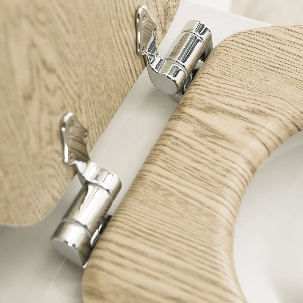 Tiger Steigerhoutlook - Toiletbril - WC Bril - MDF - Eiken 8 Tiger Steigerhoutlook - Toiletbril - WC Bril - MDF - Eiken - Afbeelding 6