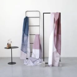 Sealskin Earth - Douchegordijn 180x200 Cm - Polyester Donkerroze / Off-white -Badkamerproducten Winkel 1200x1200 306