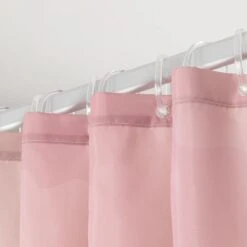 Sealskin Earth - Douchegordijn 180x200 Cm - Polyester Donkerroze / Off-white -Badkamerproducten Winkel 1200x1200 307