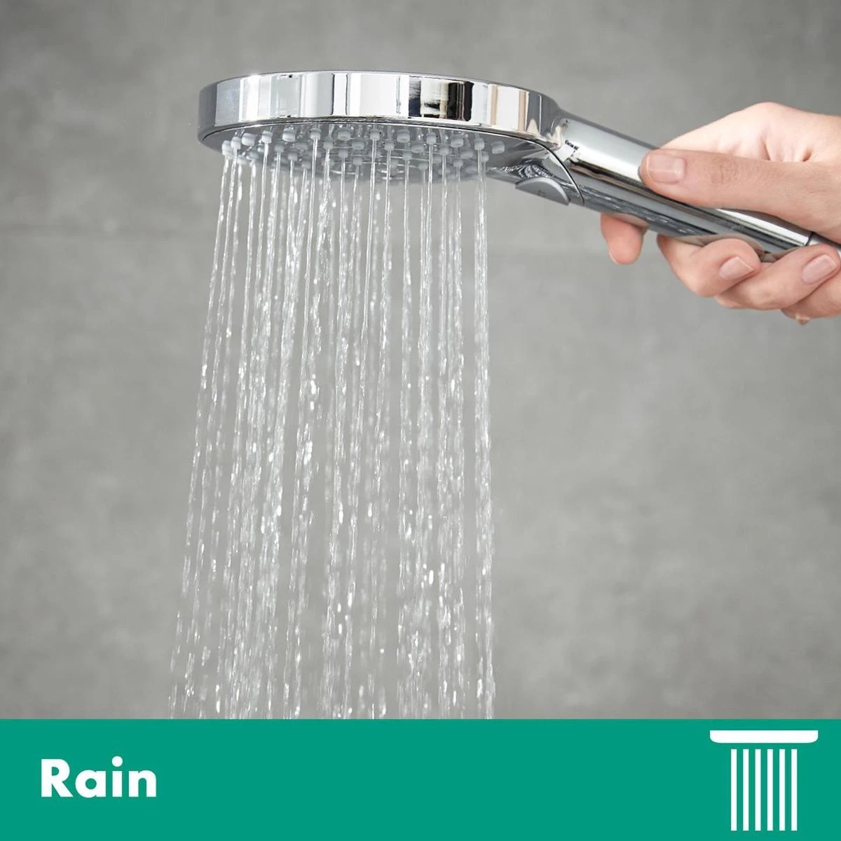 Hansgrohe Raindance Select S - Handdouche 120 PowderRain - 3 Straalsoorten - Chroom 6 Hansgrohe Raindance Select S - Handdouche 120 PowderRain - 3 Straalsoorten - Chroom - Afbeelding 4