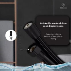 Doucheslang 150 Cm Chroom Zwart – Metaal – Anti-knik – Draaiaansluiting 9 Doucheslang 150 Cm Chroom Zwart – Metaal – Anti-knik – Draaiaansluiting -Badkamerproducten Winkel 1200x1200 394