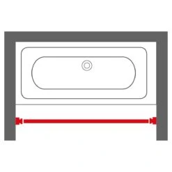 Sealskin Douchegordijnstang - 155-255 Cm - Wit -Badkamerproducten Winkel 1200x1200 416