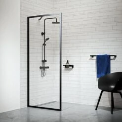 Tiger Tyne Doucheset - Regendouche Ø 22,5 Cm - Handdouche Ø 12 Cm - 3 Standen - Mat Zwart -Badkamerproducten Winkel 1200x1200 457