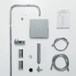 SCHÜTTE Tokyo Douchesysteem - Regendouche - 102 Cm Stang - Chroom -Badkamerproducten Winkel 1200x1200 475