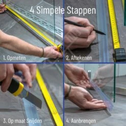 Simple Fix Lekstrip - Douchestrip - Waterkering - 80CM Lang - 6MM Glasdikte - Lekdorpel & Dubbele Middenlip -Badkamerproducten Winkel 1200x1200 518