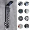 Douchepaneel Met Massage - Regendouche - Massage Jets - Waterval Douche - Met Thermostaatkraan En Handdouche - Zwart - Opbouw - Douchekop - Flanner® -Badkamerproducten Winkel 1200x1200 572