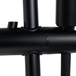 4bathroomz® Zwarte Regendouche Met Thermostatische Kraan - 20cm Hoofddouche -Badkamerproducten Winkel 1200x1200 598