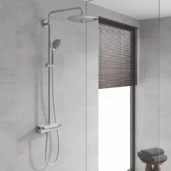 GROHE Vitalio Joy 260 Regendouche - ø 26 Cm - Zonder Cooltouch - Met Planchet -Badkamerproducten Winkel 1200x1200 600