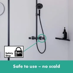 Hansgrohe Crometta S 240 Showerpipe - 1jet - Incl. Thermostaat - Chroom -Badkamerproducten Winkel 1200x1200 629