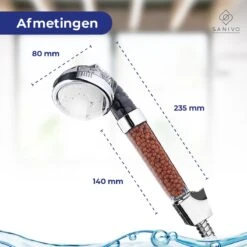Waterbesparende Douchekop Met Mineraalstenen Ionische Douchekop – Douchefilter - Waterfilter - Handdouche - Hogedruk Douchekop – Transparant -Badkamerproducten Winkel 1200x1200 64