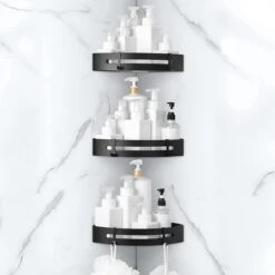 Sens Design Doucherekjes Set Van 3 - Doucherek Zonder Boren - Zwart -Badkamerproducten Winkel 1200x1200 711