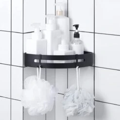 Sens Design Doucherekjes Set Van 3 - Doucherek Zonder Boren - Zwart -Badkamerproducten Winkel 1200x1200 713