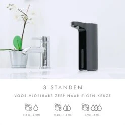 101Products Automatische Zeepdispenser - USB Oplaadbaar - Zeepdispenser Met Sensor - Zeeppompje - Zwart 16 101Products Automatische Zeepdispenser - USB Oplaadbaar - Zeepdispenser Met Sensor - Zeeppompje - Zwart -Badkamerproducten Winkel 1200x1200 728