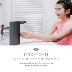 101Products Automatische Zeepdispenser - USB Oplaadbaar - Zeepdispenser Met Sensor - Zeeppompje - Zwart 17 101Products Automatische Zeepdispenser - USB Oplaadbaar - Zeepdispenser Met Sensor - Zeeppompje - Zwart -Badkamerproducten Winkel 1200x1200 729