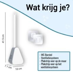 Mmoods Siliconen Golf Toiletborstel – WC Borstel Met Houder – Flexibele Siliconen WC Borstel – Antibacterieel – Hygiënisch – Wit -Badkamerproducten Winkel 1200x1200 788