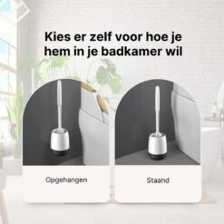 Merkloos Toiletborstel Siliconen Met Houder - Luxe WC Borstel - Vrijstaand Of Hangend - Antibacteriële Borstel Zonder Krassen - Sneldrogend - Wit Met Zwart 13 Merkloos Toiletborstel Siliconen Met Houder - Luxe WC Borstel - Vrijstaand Of Hangend - Antibacteriële Borstel Zonder Krassen - Sneldrogend - Wit Met Zwart -Badkamerproducten Winkel 1200x1200 790