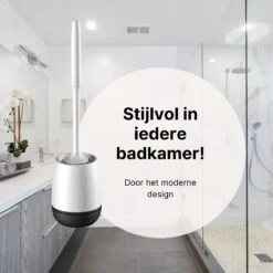 Merkloos Toiletborstel Siliconen Met Houder - Luxe WC Borstel - Vrijstaand Of Hangend - Antibacteriële Borstel Zonder Krassen - Sneldrogend - Wit Met Zwart 16 Merkloos Toiletborstel Siliconen Met Houder - Luxe WC Borstel - Vrijstaand Of Hangend - Antibacteriële Borstel Zonder Krassen - Sneldrogend - Wit Met Zwart -Badkamerproducten Winkel 1200x1200 792