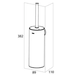 Tiger Noon Toiletborstel Met Houder - Zwart -Badkamerproducten Winkel 1200x1200 800