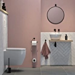 Tiger Porto - Toiletborstel Met Houder - Vrijstaand - Zwart -Badkamerproducten Winkel 1200x1200 855