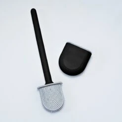 WC Borstel – Siliconen – Zwart – WC Borstel Met Houder – Vrijstaand – Hangend – WC Borstel En Houder – WC Borstel Zwart -Badkamerproducten Winkel 1200x1200 934