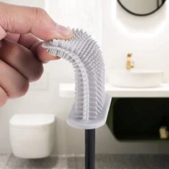 WC Borstel – Siliconen – Zwart – WC Borstel Met Houder – Vrijstaand – Hangend – WC Borstel En Houder – WC Borstel Zwart -Badkamerproducten Winkel 1200x1200 937