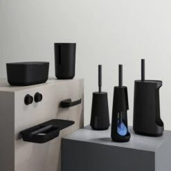 Tiger Tess - Toiletborstelhouder Met Swoop® Borstel Flexibel - Zwart / Antraciet -Badkamerproducten Winkel 1200x1200 959