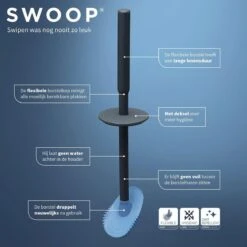 Tiger Tess - Toiletborstelhouder Met Swoop® Borstel Flexibel - Zwart / Antraciet -Badkamerproducten Winkel 1200x1200 962