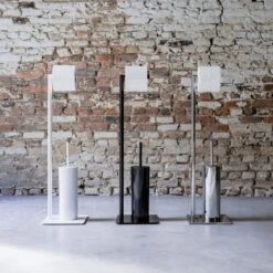 Sealskin Tube - Toiletbutler - Toiletrolhouder - Toiletborstel Met Houder - Vrijstaand - Zwart -Badkamerproducten Winkel 1200x1200 983