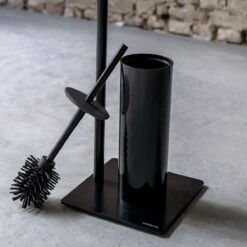 Sealskin Tube - Toiletbutler - Toiletrolhouder - Toiletborstel Met Houder - Vrijstaand - Zwart -Badkamerproducten Winkel 1200x1200 986