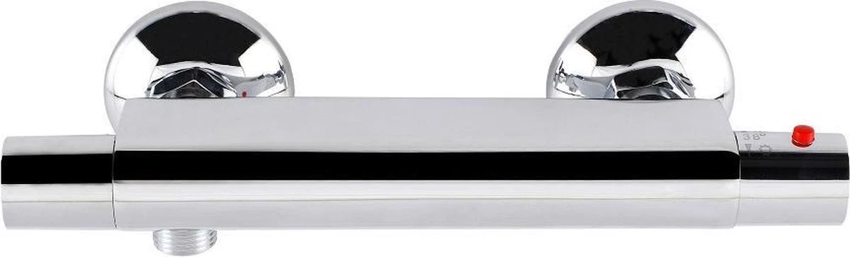 SCHÜTTE Vico Thermostatische Douchekraan - Chroom - 150 Mm Hartafstand 4 SCHÜTTE Vico Thermostatische Douchekraan - Chroom - 150 Mm Hartafstand - Afbeelding 2