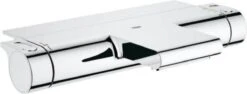 GROHE Grohtherm 2000 New Thermostatische Badkraan - 15cm - CoolTouch - Met Tray - Chroom - 34464001 -Badkamerproducten Winkel 1200x457 1