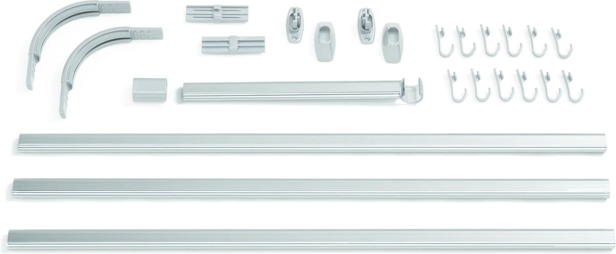 Sealskin Easy Roll 90x90x90 Cm - Aluminium - Mat Zilver 11 Sealskin Easy Roll 90x90x90 Cm - Aluminium - Mat Zilver - Afbeelding 9