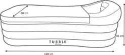 Tubble® Compact - Klein Opblaasbaar Ligbad 140 Cm Lang – Opvouwbaar Bad Voor Volwassenen Tot 170cm - IJsbad Wim Hof Methode - Zitbad - 200L 23 Tubble® Compact - Klein Opblaasbaar Ligbad 140 Cm Lang – Opvouwbaar Bad Voor Volwassenen Tot 170cm - IJsbad Wim Hof Methode - Zitbad - 200L -Badkamerproducten Winkel 1200x534