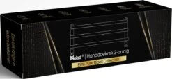 Nolad® Handdoekrek 3-armig - Handdoekhouder - Handdoekenrek - Zwart -Badkamerproducten Winkel 1200x555 1