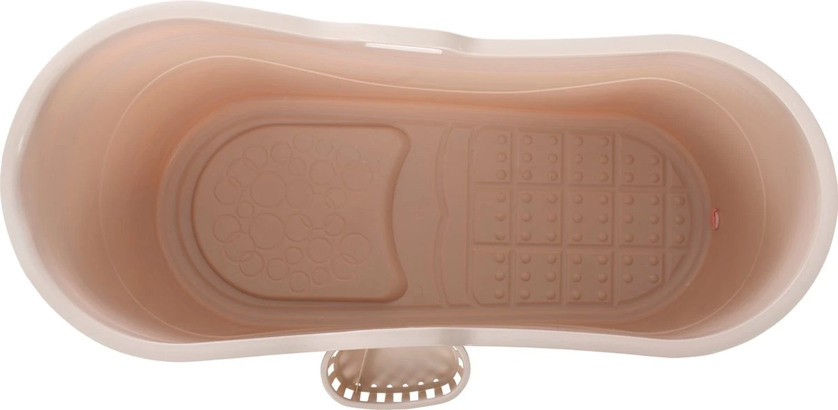 HelloBath® - Bath Bucket - XL - 125 Cm - Brazilian Sand - Zitbad - Ligbad (Verzending In Doos) - Incl. Badplank En Kraantje 5 HelloBath® - Bath Bucket - XL - 125 Cm - Brazilian Sand - Zitbad - Ligbad (Verzending In Doos) - Incl. Badplank En Kraantje - Afbeelding 3