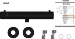 SCHÜTTE London Thermostatische Douchekraan - Hartafstand 120 Mm - Zwart Mat 19 SCHÜTTE London Thermostatische Douchekraan - Hartafstand 120 Mm - Zwart Mat -Badkamerproducten Winkel 1200x623 2