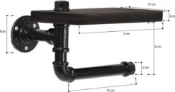 Merkloos Toiletrolhouder Met Telefoonplankje – Plankje - Toiletpapier - Zwart - WC Rolhouder – Badkamer Accesoires – Telefoonhouder -Badkamerproducten Winkel 1200x634 2