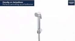 GROHE New Tempesta-F 30 Trigger Spray Doucheset - Ø 3,6 Cm - 1 Straalstand - Chroom - 27513001 -Badkamerproducten Winkel 1200x658