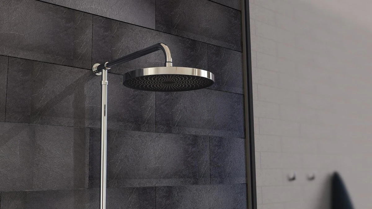 SCHÜTTE La Rochelle Hoofddouche - Ø 26,0 Cm - 1/2"-aansluiting - Chroom & Antraciet 6 SCHÜTTE La Rochelle Hoofddouche - Ø 26,0 Cm - 1/2"-aansluiting - Chroom & Antraciet - Afbeelding 4