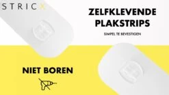 STRICX Doucherek 2 Laags Zwart - Zelfklevend Doucherek Inclusief 3 Ophanghaakjes - Doucherek Voor Badkamer / Keuken - Doucherek Met Plakstrip - Keukenrek Met Plakstrip - Badrek Douche - Kruidenrek Specerijen - Badkamerrek Douchemandje -Badkamerproducten Winkel 1200x675 22