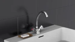 SCHÜTTE Carneo Wastafelkraan - Mengkraan - Met Waste - Chroom -Badkamerproducten Winkel 1200x675 33