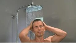 Hansgrohe Crometta S 240 Showerpipe - 1jet - Incl. Thermostaat - Chroom -Badkamerproducten Winkel 1200x682