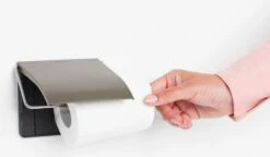 Brabantia ReNew WC Rolhouder - Met Klep - Platinum -Badkamerproducten Winkel 1200x699