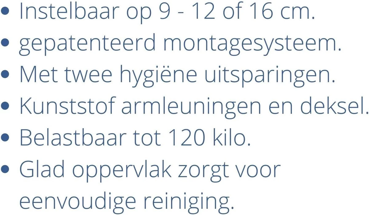 TSE 120 Plus Toiletverhoger 11 TSE 120 Plus Toiletverhoger - Afbeelding 9