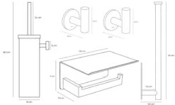 Toiletset Zwart 4-delig - Toiletaccessoireset - Toiletborstelhouder - Toiletrolhouder - Reserverolhouder - Handdoekhaakjes - RVS - Toilet Accessoires Set - Badkamer 15 Toiletset Zwart 4-delig - Toiletaccessoireset - Toiletborstelhouder - Toiletrolhouder - Reserverolhouder - Handdoekhaakjes - RVS - Toilet Accessoires Set - Badkamer -Badkamerproducten Winkel 1200x719