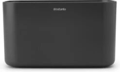 Brabantia ReNew Tandenborstelhouder - 11 X 19,6 X 9,9 Cm - Dark Grey -Badkamerproducten Winkel 1200x720 1