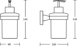 VDN Stainless Zeeppompje - Zeepdispenser - Zeepdispenser Wandmontage - Chroom - Hangend -Badkamerproducten Winkel 1200x729 2